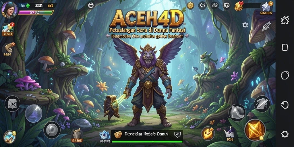 Gameplay ACEH4D penuh aksi dan petualangan seru.
