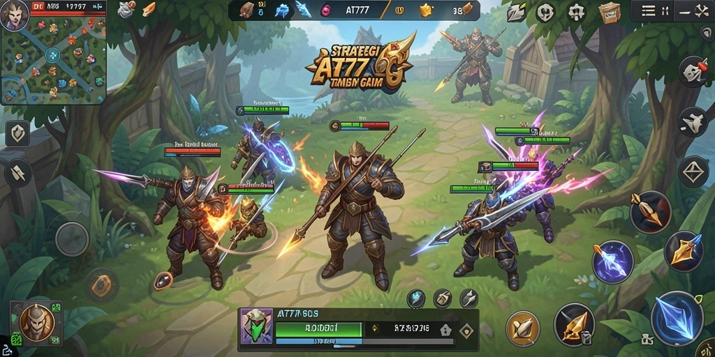 Tampilan gameplay AT777 dengan aksi strategi mengesankan.