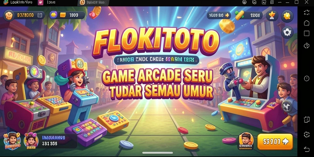 Tampilan menarik dari gameplay seru FLOKITOTO.