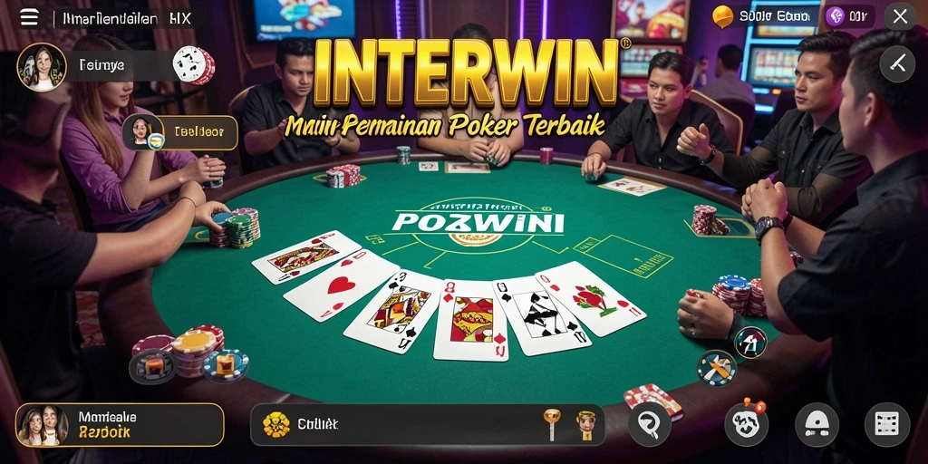 Tampilan gameplay aplikasi INTERWIN yang seru dan mendebarkan.