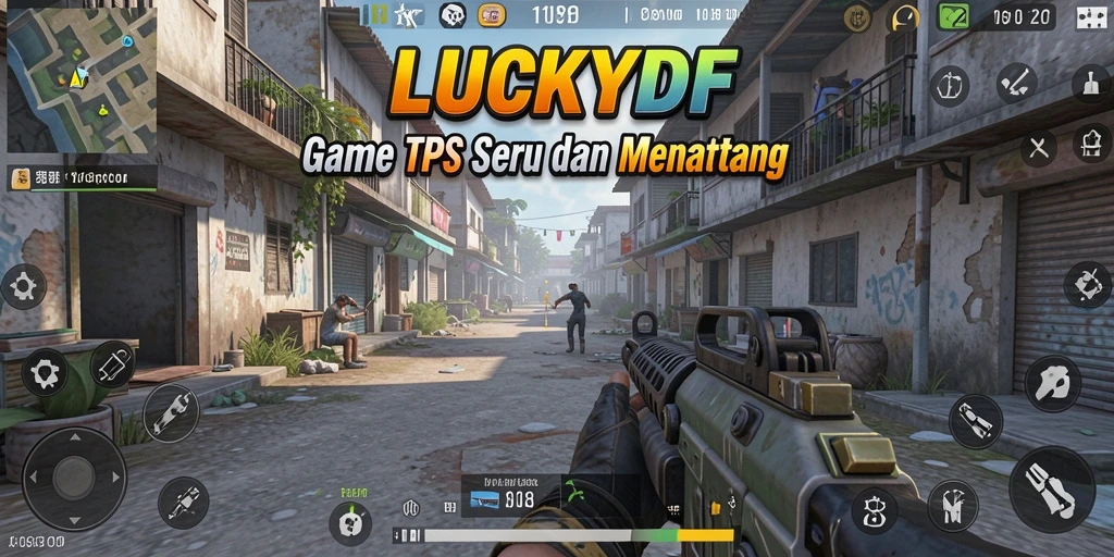 Tangkapan layar gameplay LUCKYDF yang mendebarkan dan penuh aksi.
