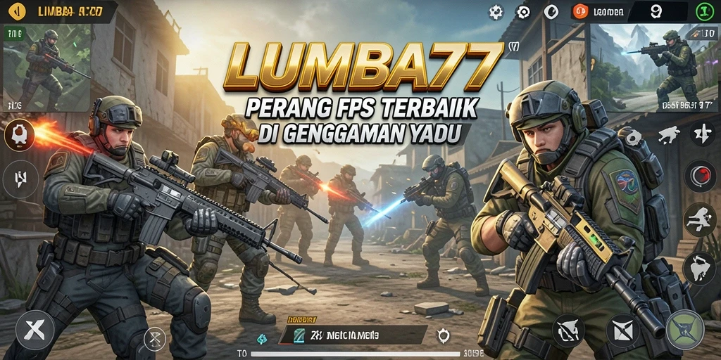 Screenshot menampilkan aksi penuh ketegangan dalam LUMBA77.
