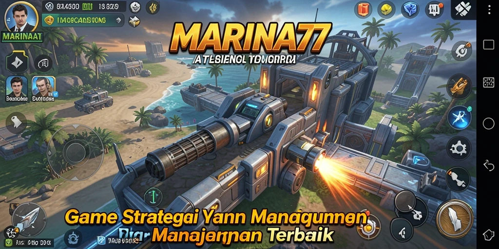Screenshot utama MARINA77 menampilkan aksi strategis yang mendebarkan.