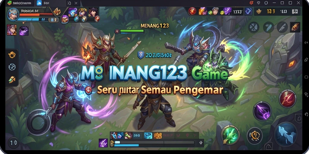 Screenshot gameplay MENANG123 yang menunjukkan pertarungan seru.
