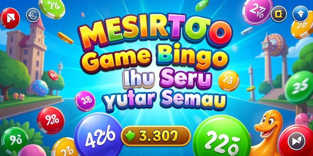 Tampilan gameplay seru di MESIRTOTO Bingo.
