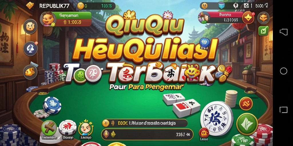 Screenshot gameplay dari permainan QiuQiu yang seru.