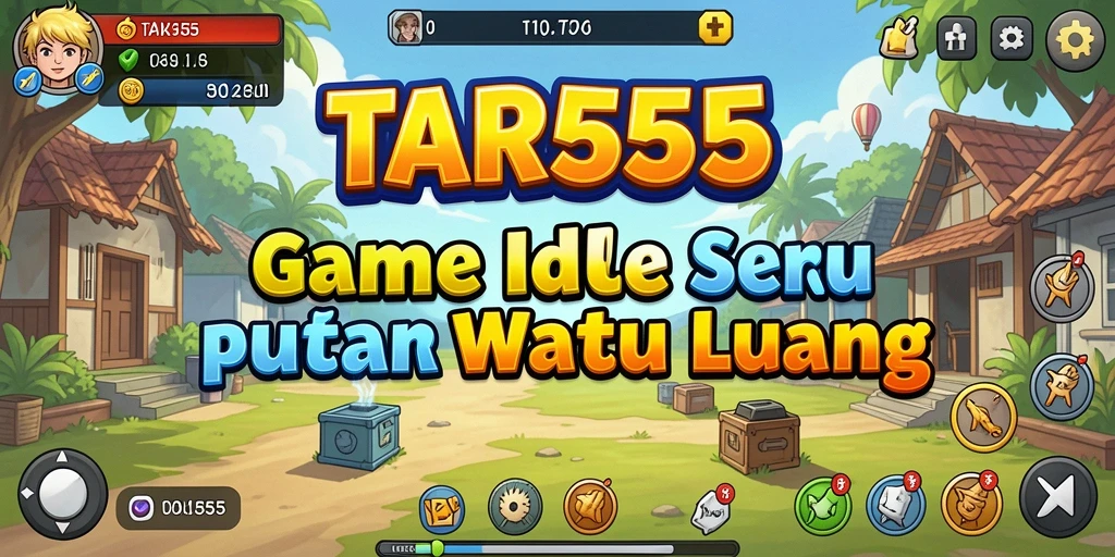 Screenshot menampilkan gameplay menarik dari TAR555 dengan elemen Idle.
