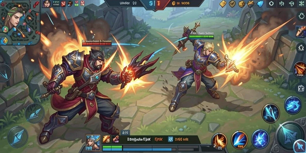 Tampilan gameplay seru dan menegangkan dalam UH77.