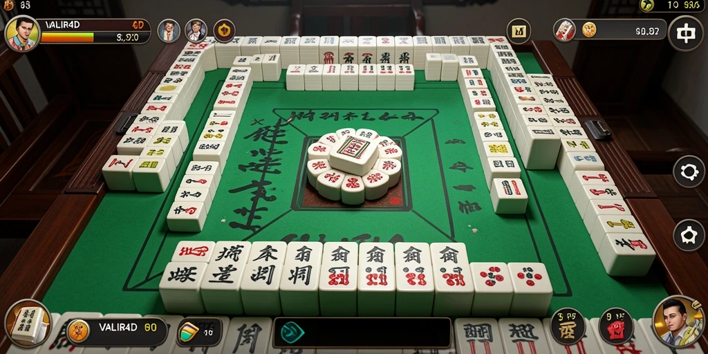 Tampilan gameplay VALIR4D yang seru dan menantang di Mahjong.
